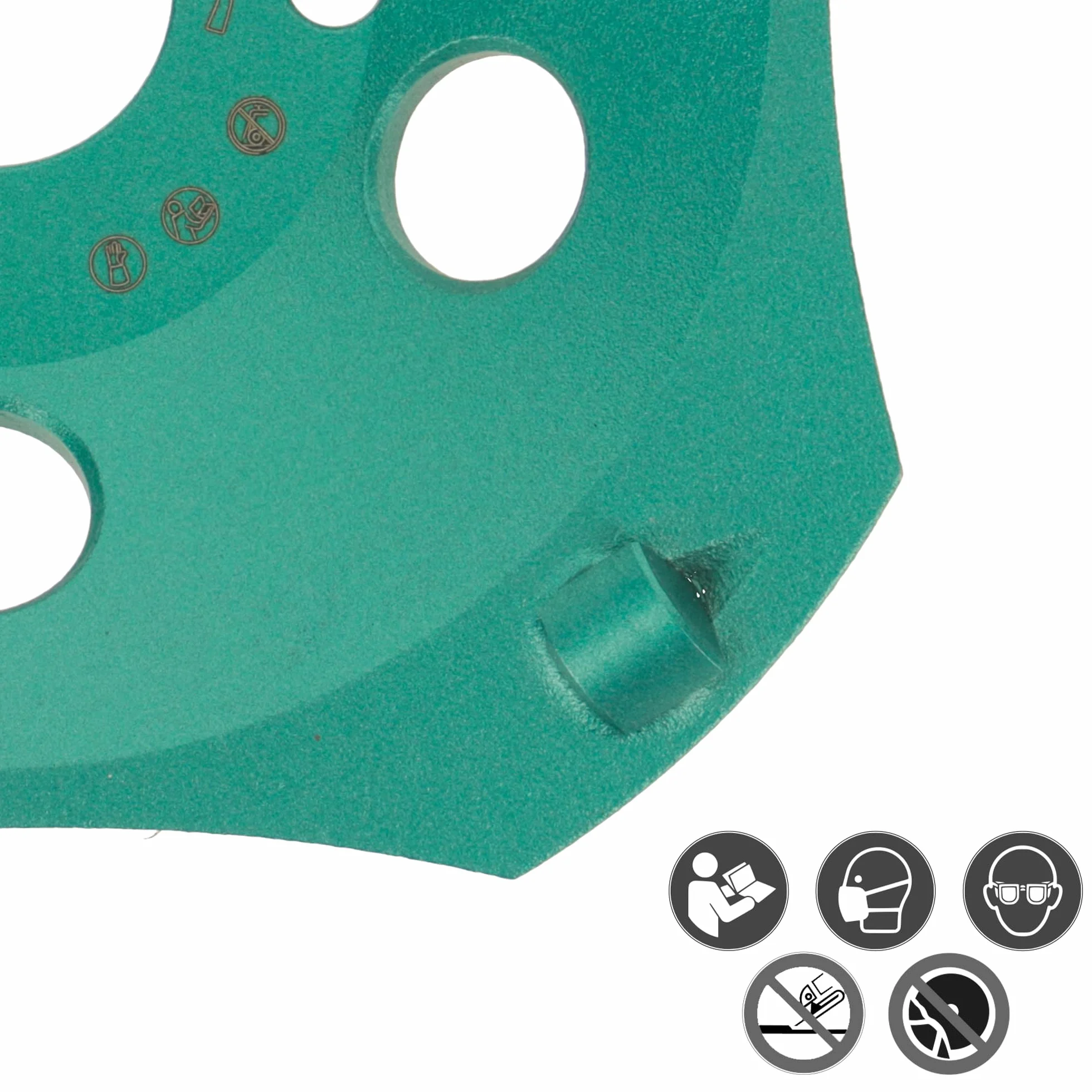 PRODIAMANT mola a tazza diamantata professionale PKD 125 mm x 22,2 mm 4 segmenti mola a tazza diamantata PDX829.793 125mm adatta a smerigliatrice angolare