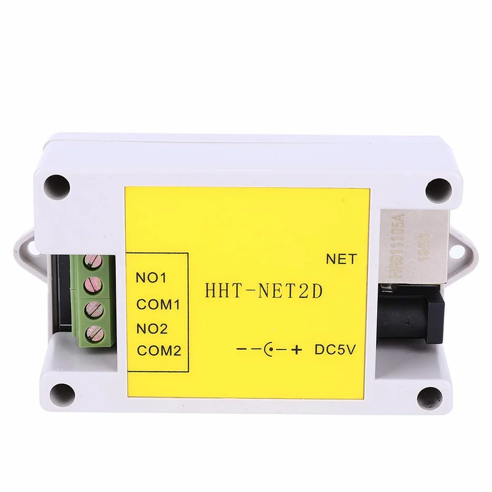 Modulo relè di rete IP Affidabile controller relè a 2 canali Ethernet Interruttore relè di rete IP Modulo di controllo remoto watchdog per controllo casa intelligente DC5V