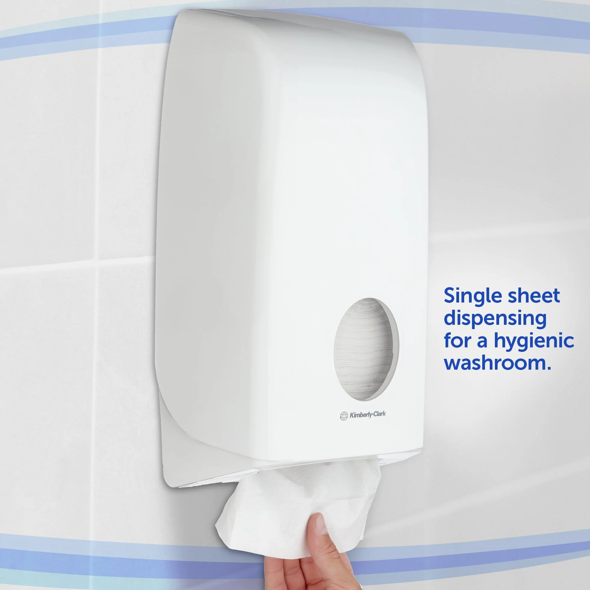 Kimberly Clark Aquarius 6946 Dozownik papieru toaletowego pojedyncze odrywanie biały