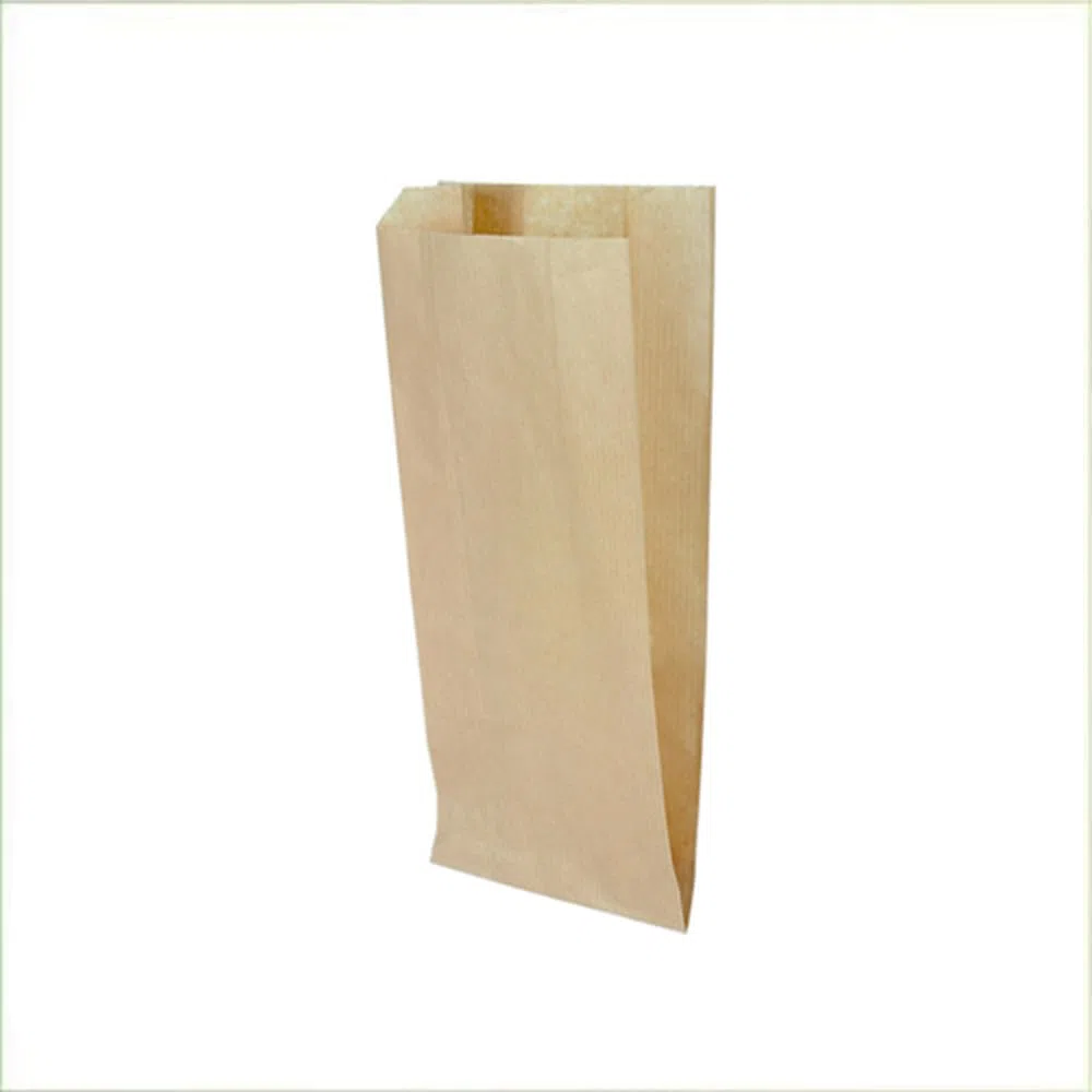 Virsus 1000 Sacchetti di Carta per Alimenti colore Avana, misura 17x38 cm, Buste in carta Kraft per Trasporto di Cibi e Oggetti