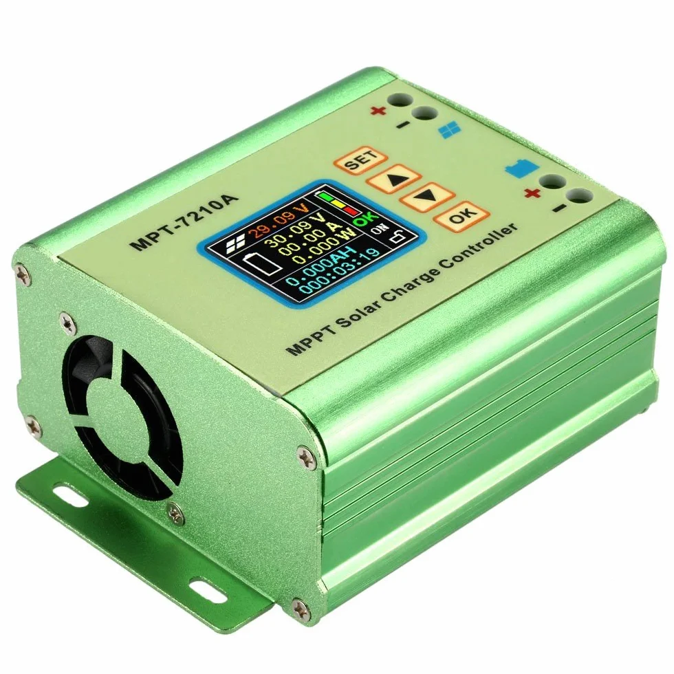 Regolatore di Carica per regolatore Solare LCD MPPT 24/36/48/60 / 72V Boost MPT-7210A