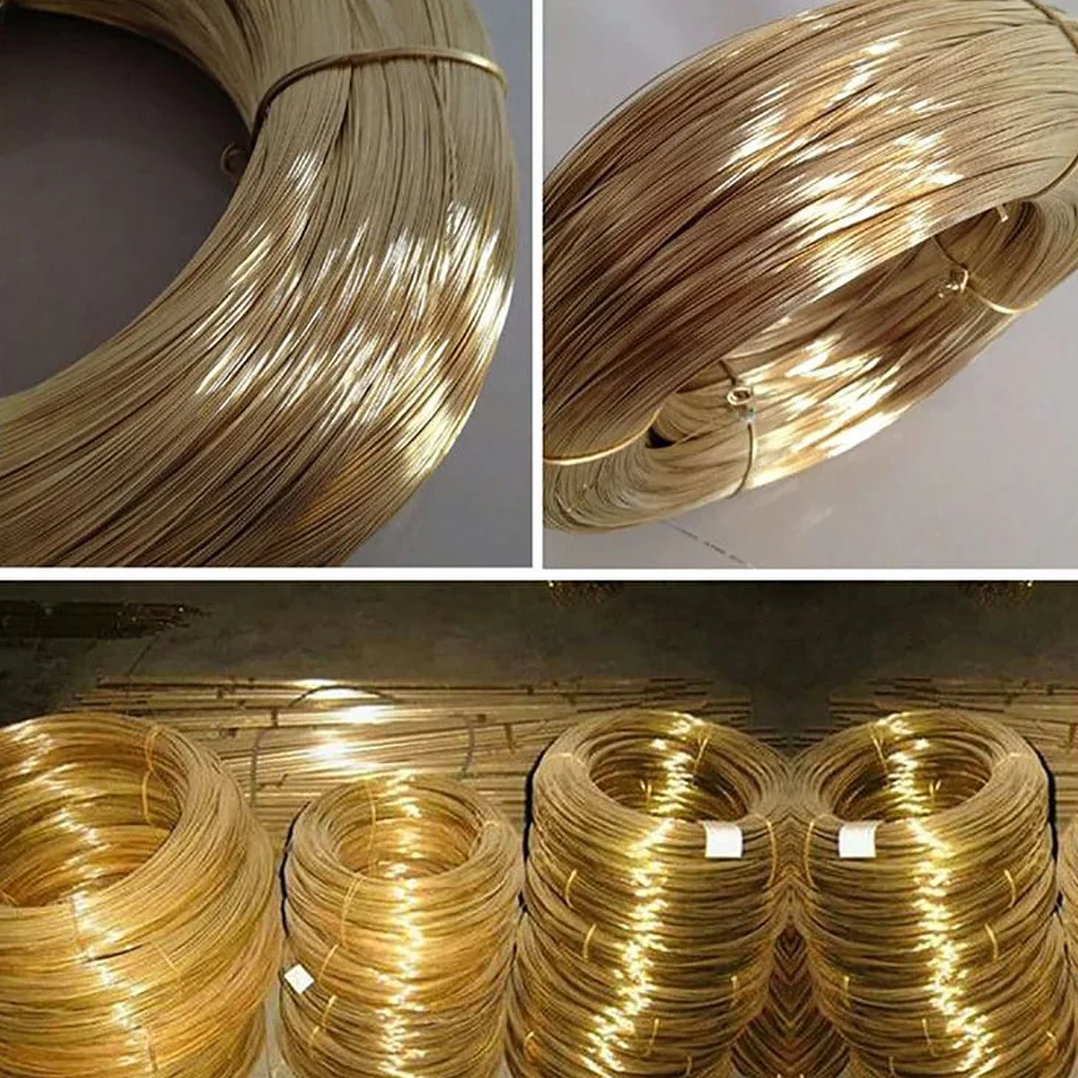 ONECHANCE Filo di Ottone Nudo Resistente all'Appannamento Filo di Gioielli Filo di Metallico, Utilizzato per Industria, Hardware, Creazione di Gioielli Color Morbido Size 16 Gauge/1.3mm - 500g