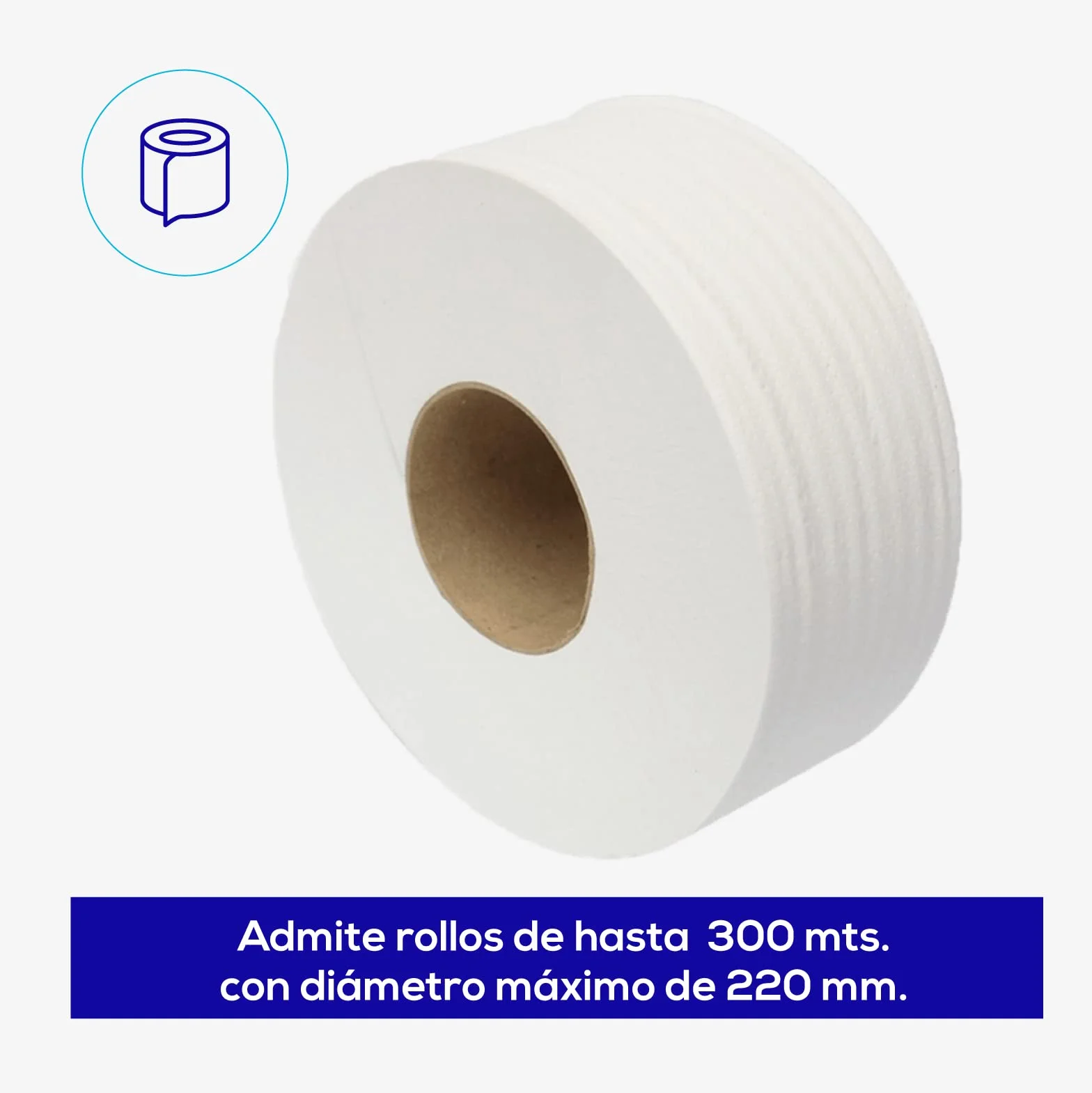 Jofel AE21300 Portarotolo classico in acciaio inox satinato