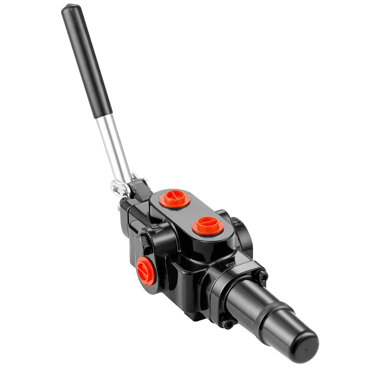 VEVOR Valvola spaccalegna idraulica 1 bobina, valvola di controllo direzionale idraulica da 25 GPM, valvola di caricamento idraulica 3626PSI, valvola di controllo joystick idraulico per piccoli