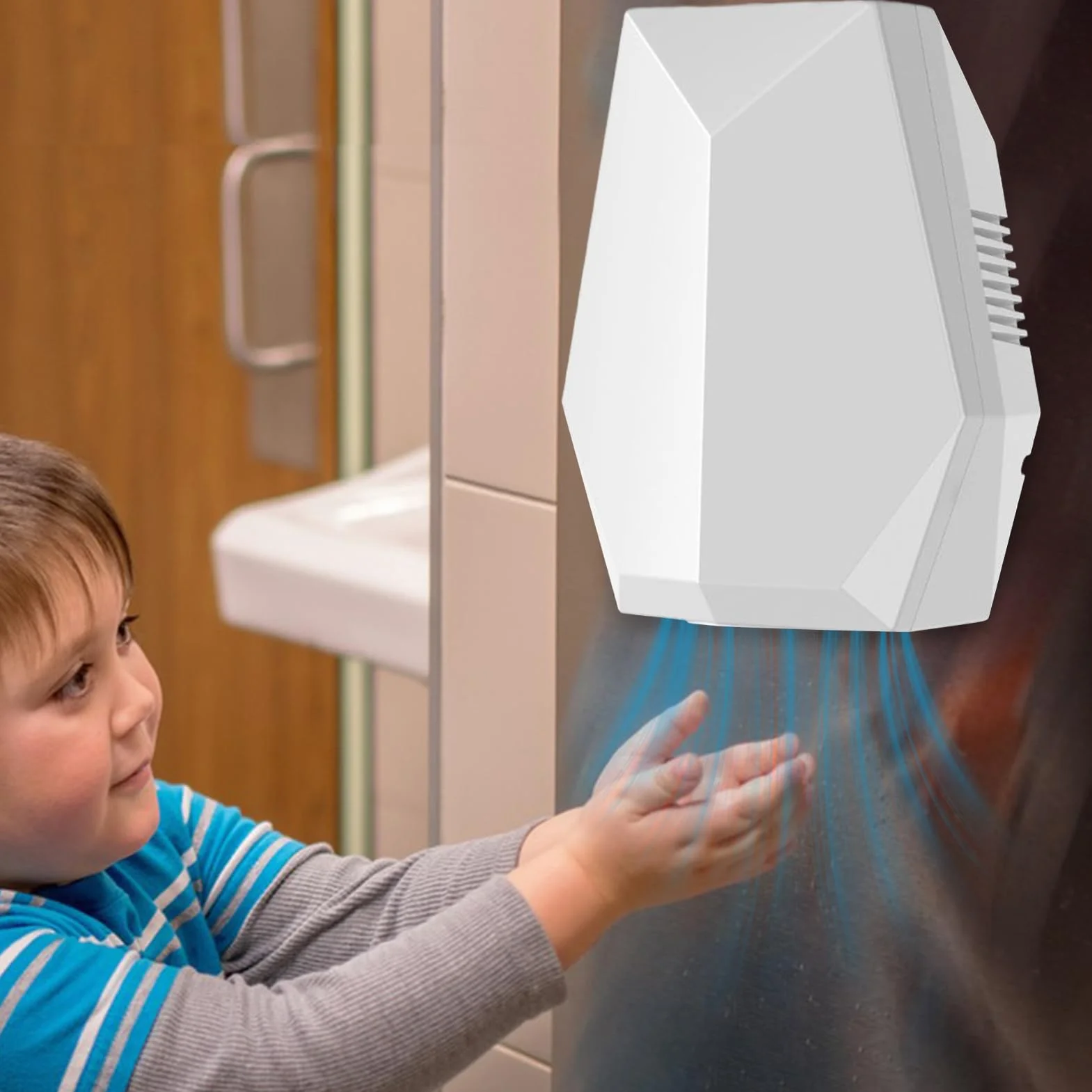 Asciugamani Portatile Sensore Automatico per Bagno Doccia Hotel