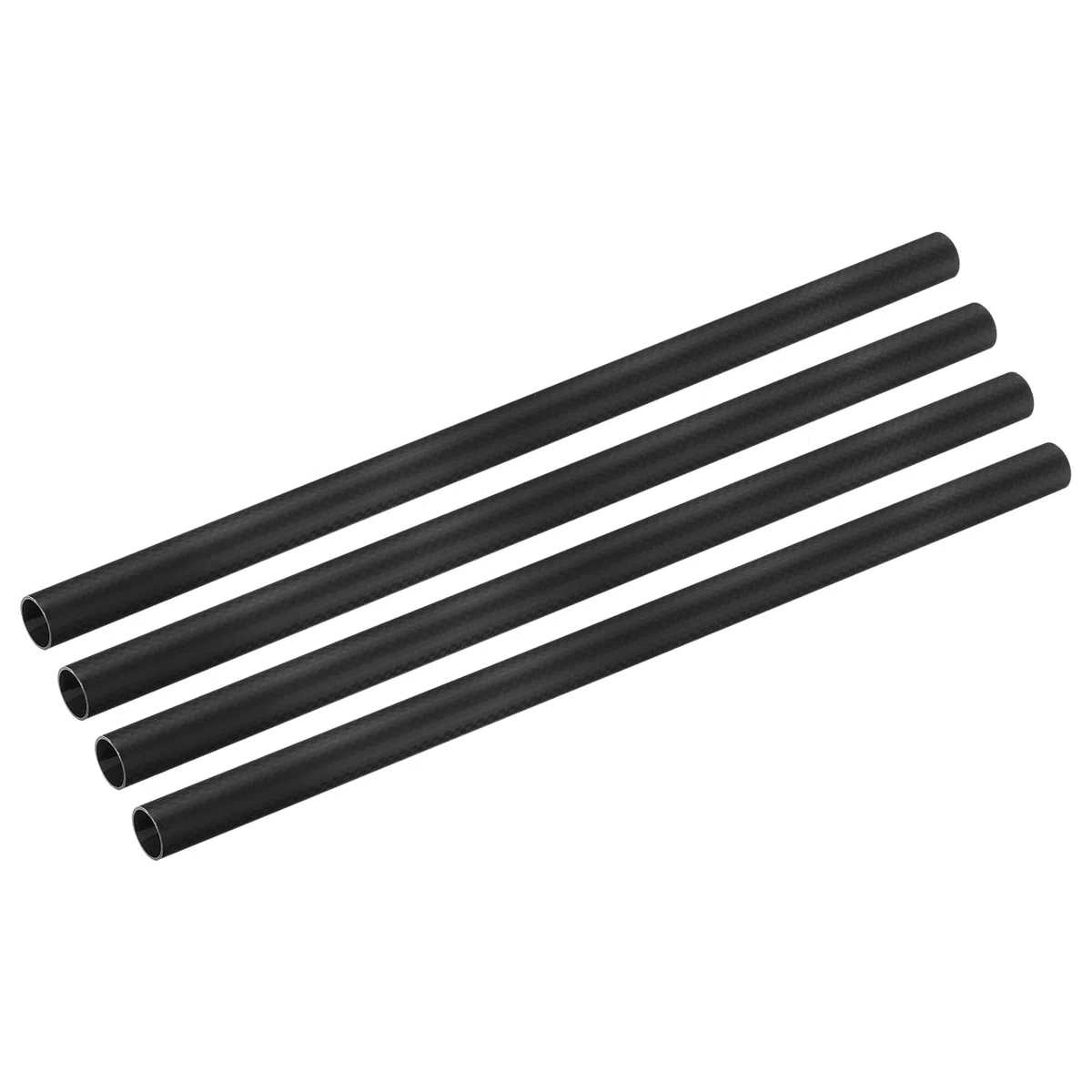 QUARKZMAN 4pz Tubi in Fibre di Carbonio 14 x 16 x 330mm Superficie Opaca Asta in Carbonio Avvolta a Rulli Tubi Tondi in Carbonio per Aeroplani RC Quadricotteri Multicotteri