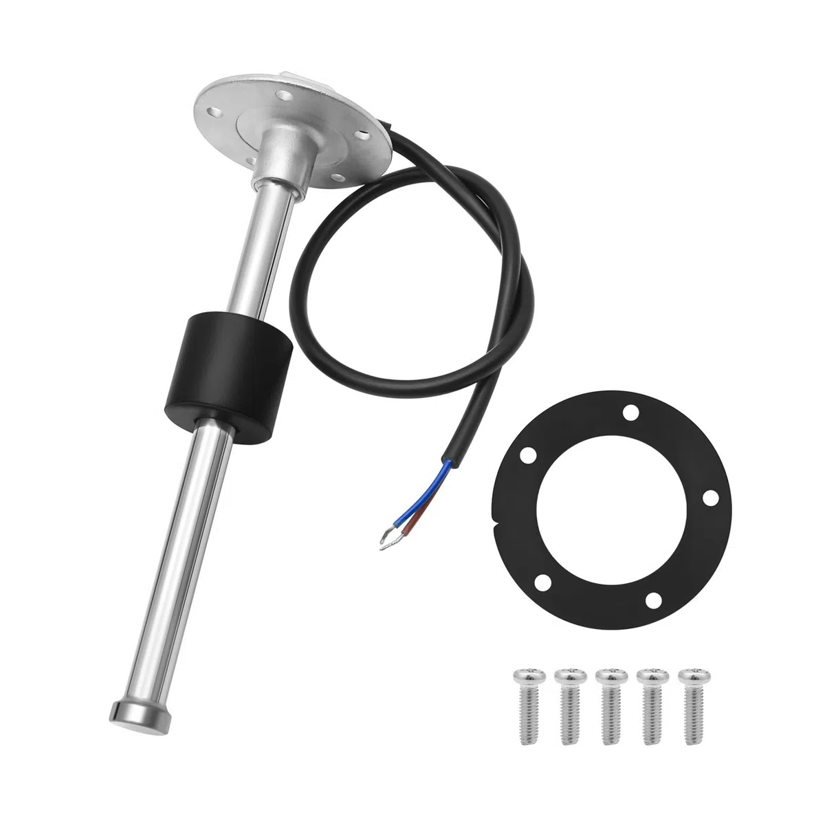 240-33 Ohm Sensore livello acqua/carburante Misura serbatoio olio benzina universale carburante in acciaio inossidabile,Monitor preciso(325mm)