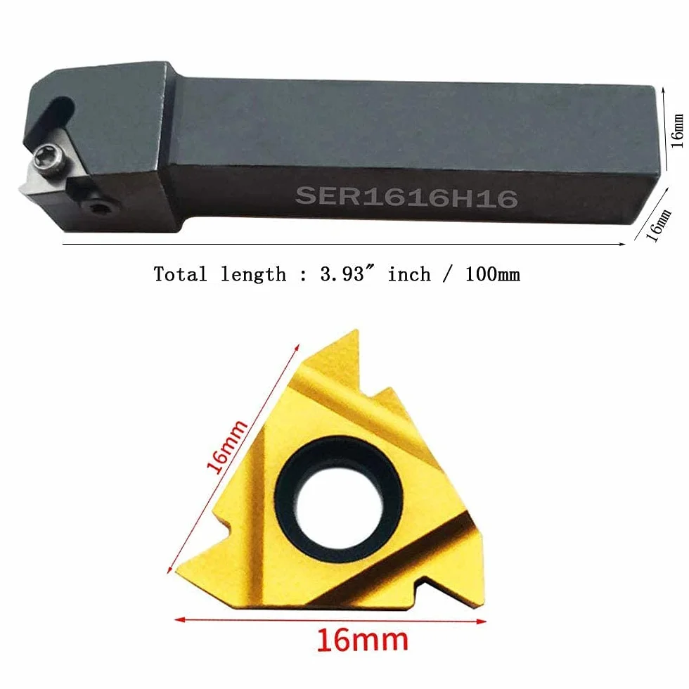 Narzędzie tokarskie SER1616H16 z węglika 16mm do tokarki CNC