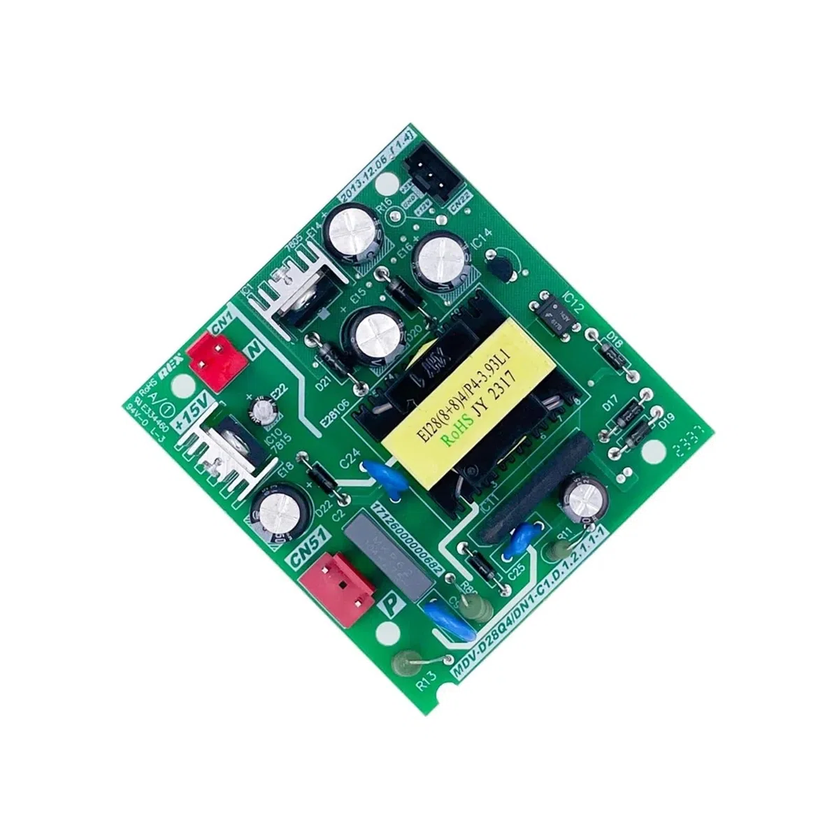 MDV-D28Q4/DN1-C1.D.1.2..1-1 Circuito PCB 17126000000682 Scheda Di Controllo, Compatibile Con Midea, Elemento Elettronico