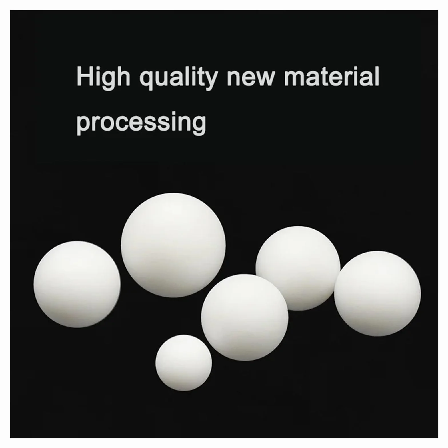 Sfere in PTFE Sfere in Teflon Diametro 3-120mm Pompa a membrana Sfera Alta temperatura e resistenza all'attrito(12.7mm(10Pcs))