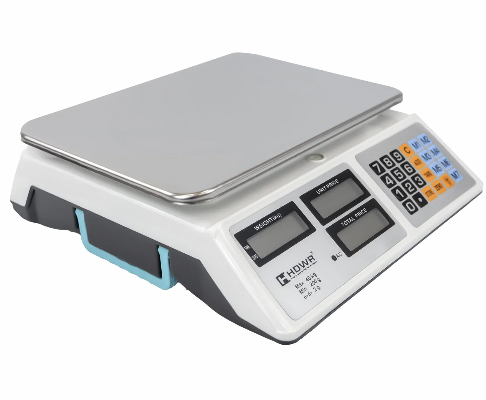 Bilancia Elettronica Digitale 40 kg Precisione +/- 2 g HDWR wagPRO-S40