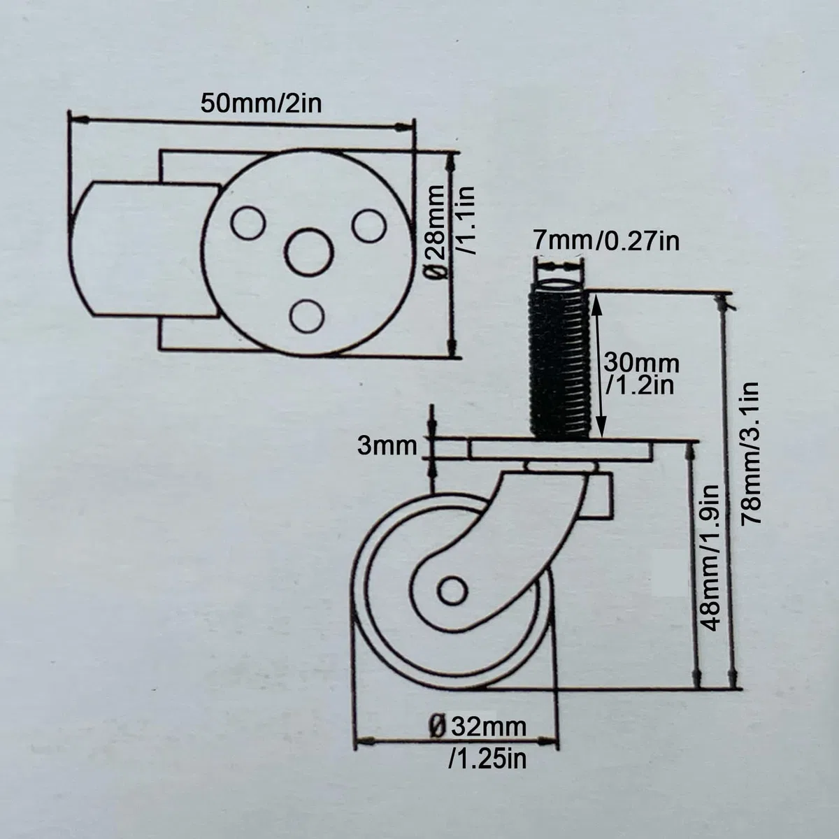 Ruote girevoli in ottone 4 pezzi Ruote universali Set di 4 rotelle piroettanti, rotelle universali for mobili massicci, in ottone anticato e lucidato, con viti, for armadietto, divano, tavolino da caf