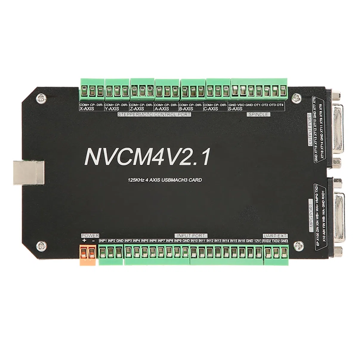 Scheda di Movimento Nvcm Controller CNC a 6 Assi Scheda di Interfaccia USB per Motore Passo-passo