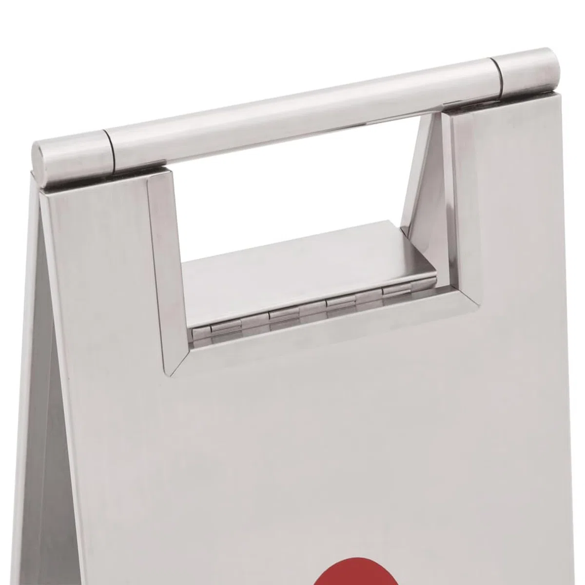 Brokky Cartello Pieghevole Pavimento Bagnato in Acciaio Inox|Factory Wet Floor Cartello Pavimento Bagnato
