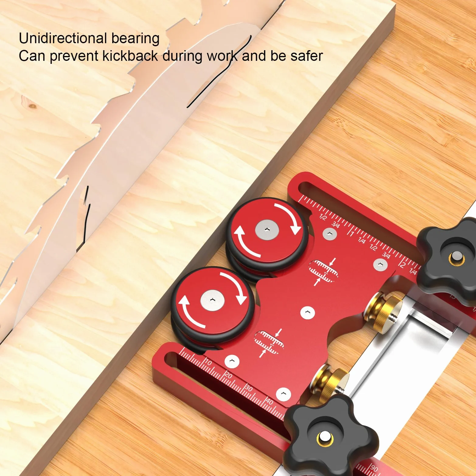 Rullo tura tavolo sunicon cuscinetto a doppia ruota a doppia ruota 160 mm Rolle di gui per per la lavorazione del legno