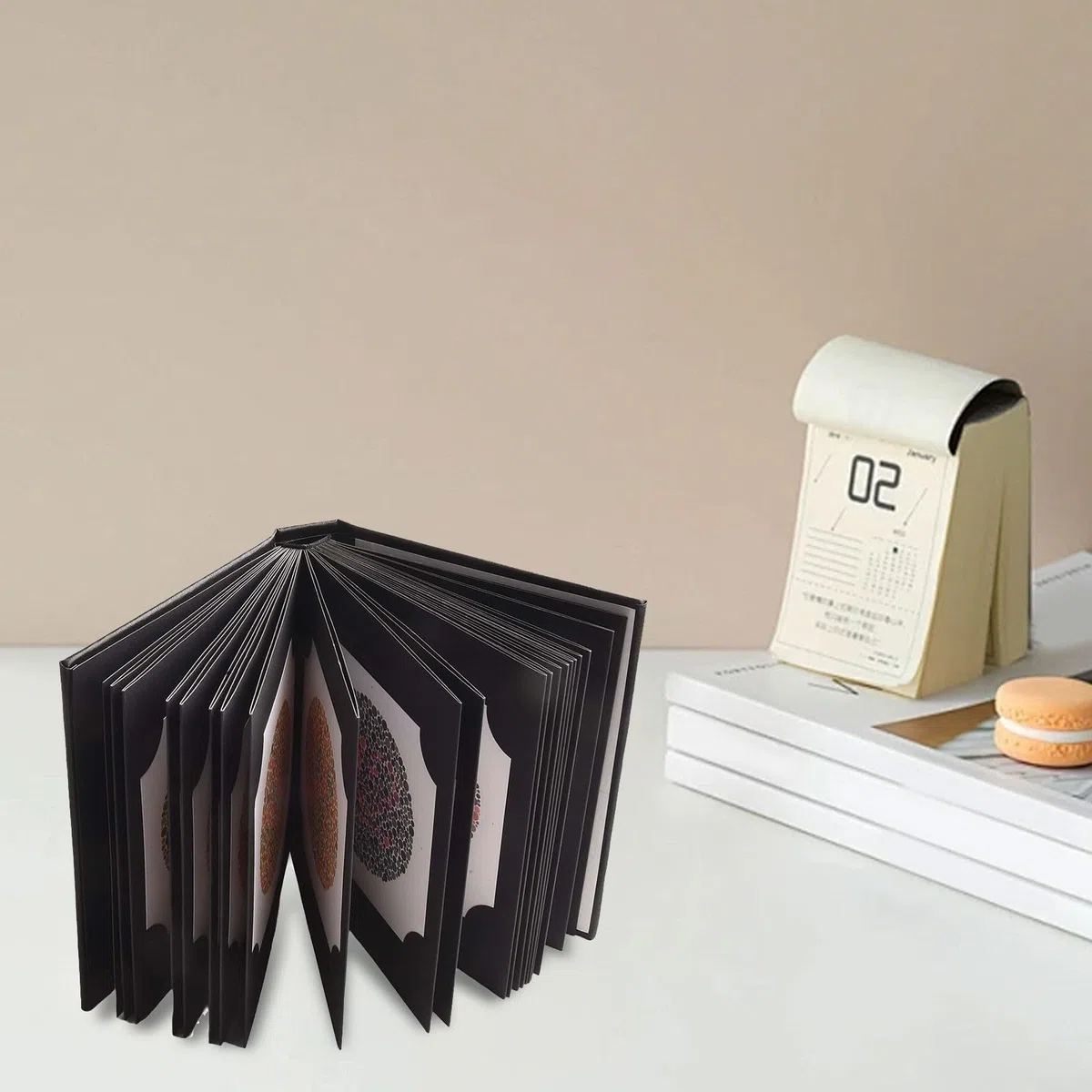Ishihara - Libro di test di optometria con design unico dell'album, include 38 piastre di prova essenziali