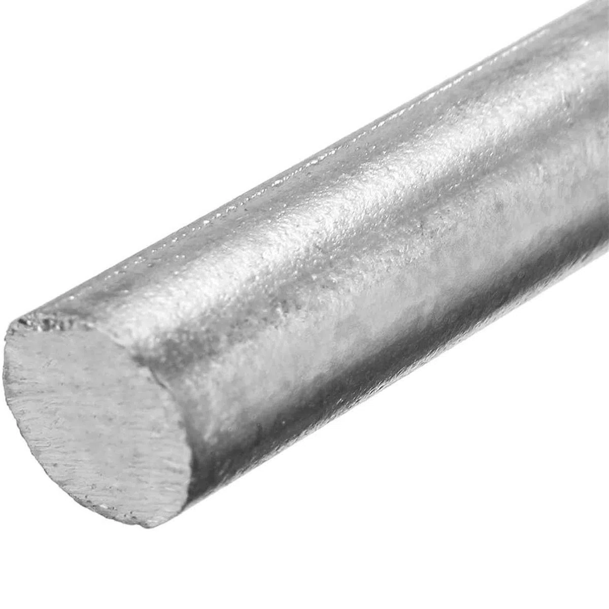 Barre di zinco, barre di zinco marine ad alta purezza for uso di laboratorio 2 pezzi lunghezza 300 mm(25mm)