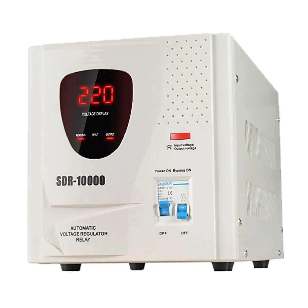 Regolatore di Tensione, 220V Alta Precisione Automatica Monofase Uso Domestico Stabilizzatore di Tensione AC Apparecchio Regolatore Protettore per Elettrodomestici Instabili