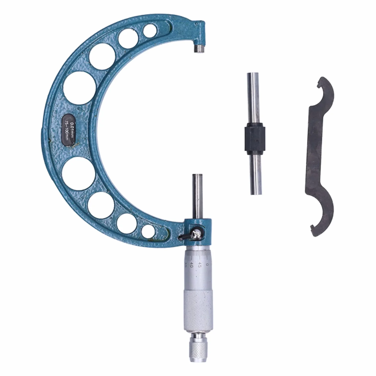 Micrometro Esterno Acciaio Inossidabile 0,01 Mm 75-100 mm Strumento di Misurazione Precisione