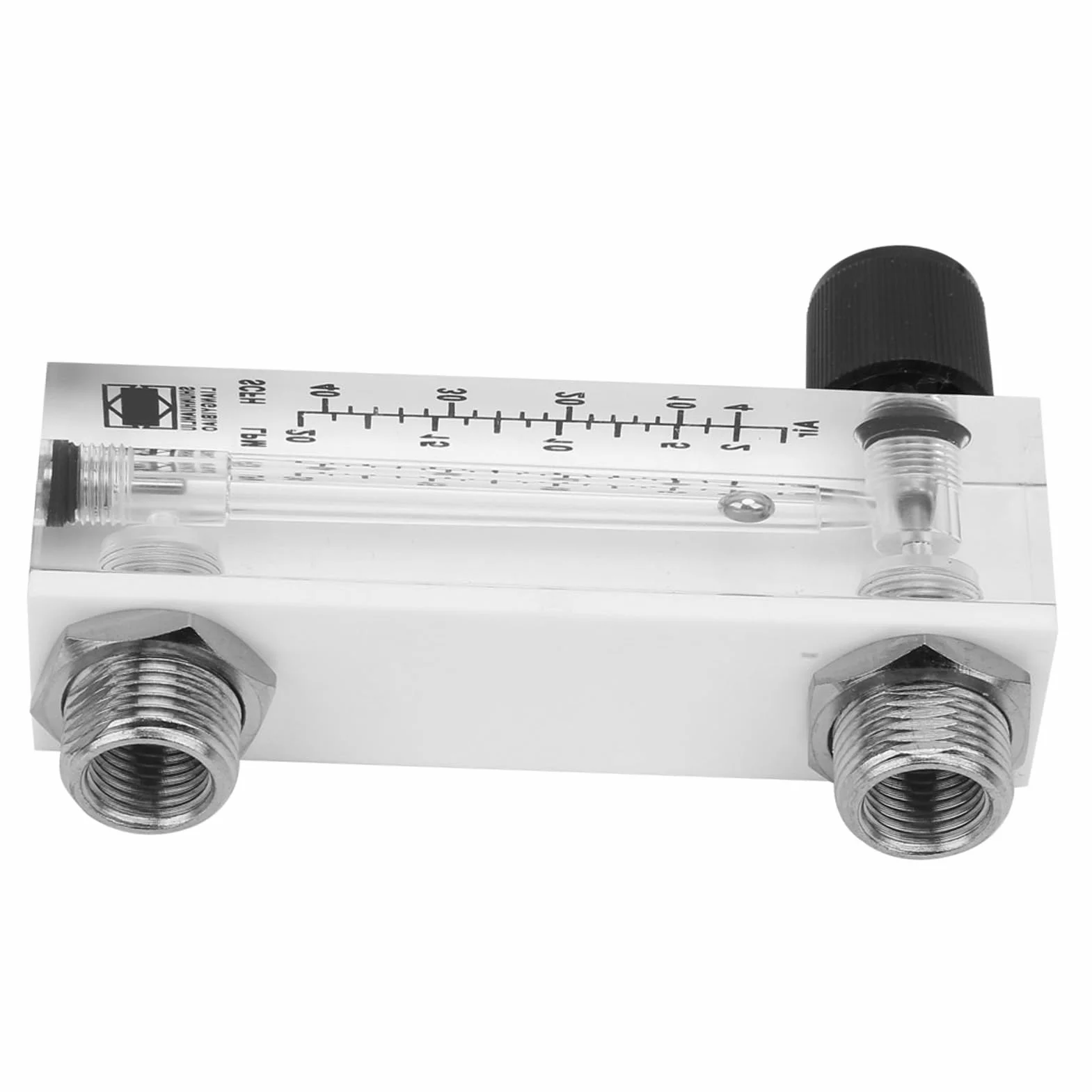Flussometro a gas regolabile LZM-6T Ottone BSP 1/4" 2-20LPM 4-40SCFH
