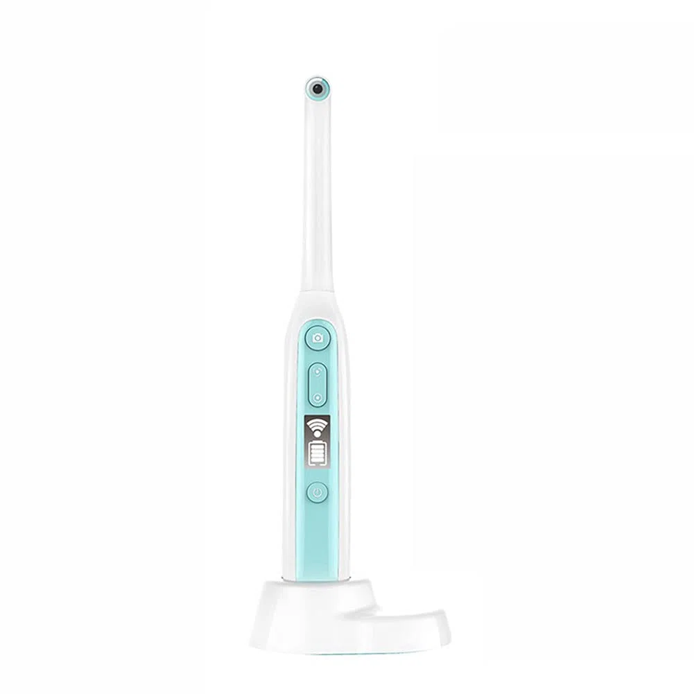 Endoscopio senza fili, endoscopio intraorale con 8 luci a led WiFi wireless telecamera dentale ispezione per dentista orale in tempo reale video strumenti dentali