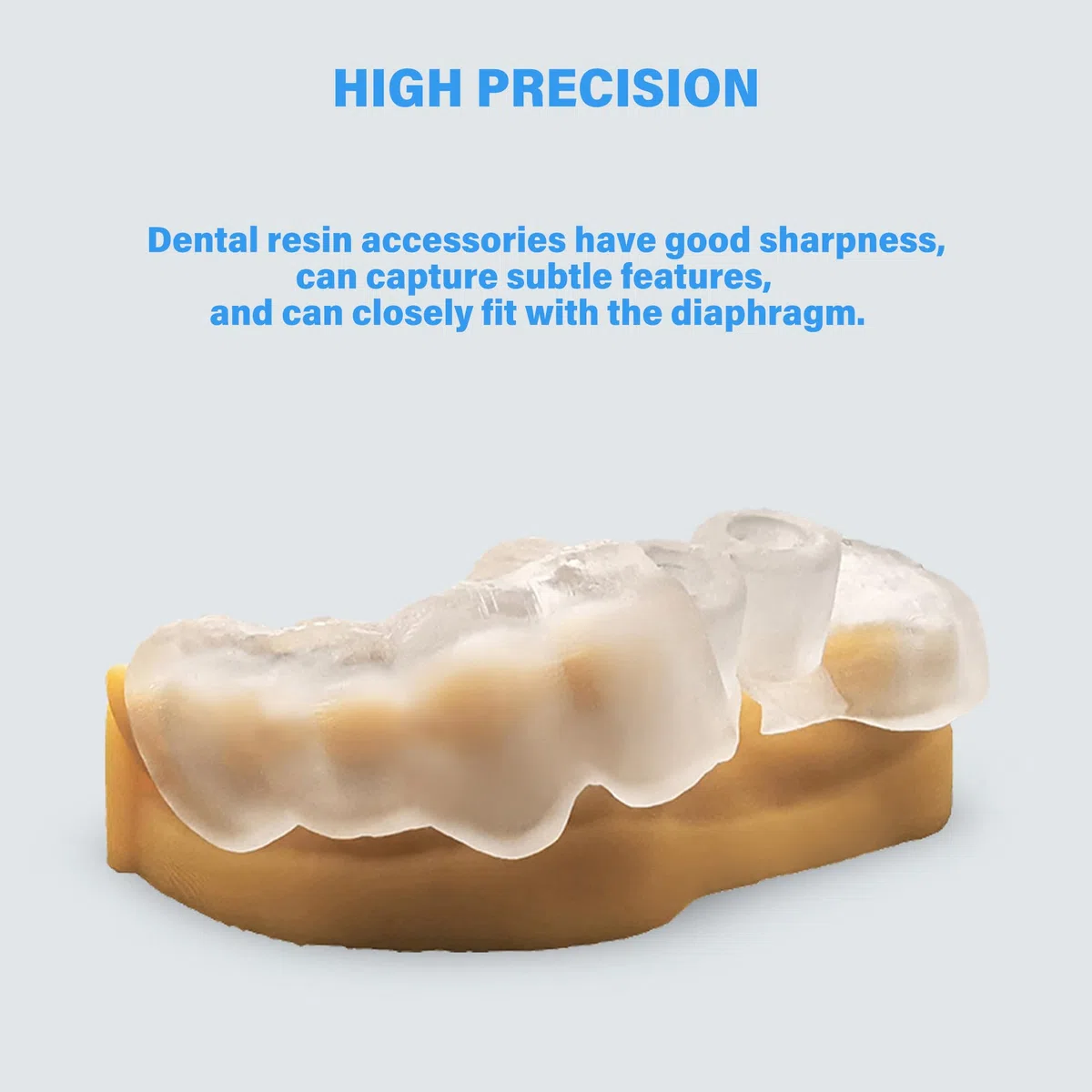 Antinsky Dental Guide Resina per stampante 3D DLP LCD Polimerizzazione UV 405nm per sterilizzazione ad alta temperatura Foratura a basso odore Maschiatura Alta precisione Trasparente 1KG