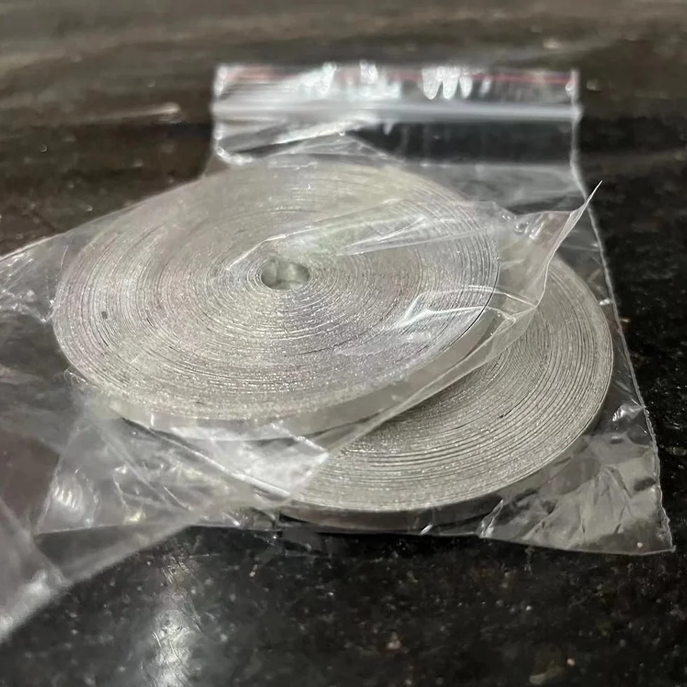 1/2/5 Rotolo 99,95% Nastro in Metallo di Magnesio Cintura di Nastro in Magnesio Disco di Metallo di Magnesio per Industrie di Laboratori di Chimica Nastro di Magnesio (1 Pezzo)