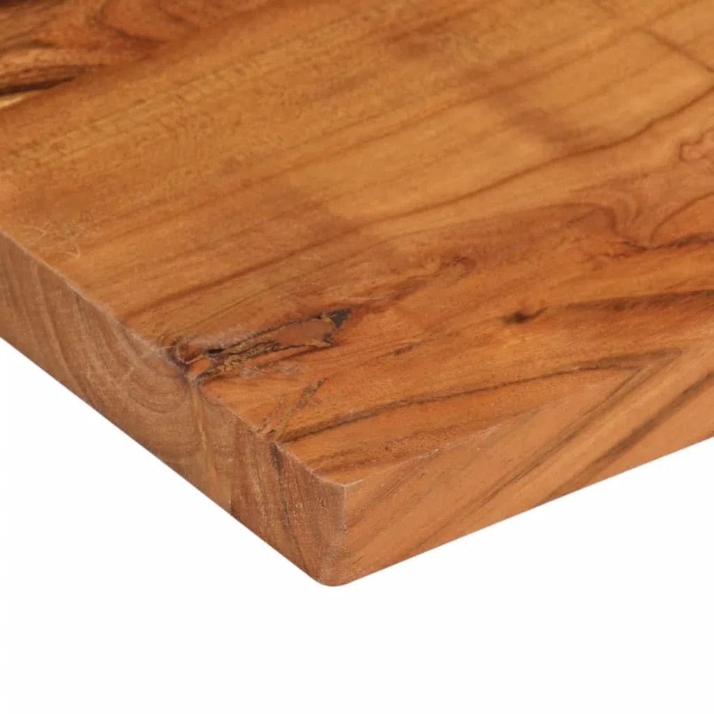 vidaXL Piano Tavolo 70x50x2,5 cm Rettangolare Legno Massello Acacia, Piano per Tavolo Rettangolare, Piano Tavolo in Legno, Piano per Tavolo da Pranzo