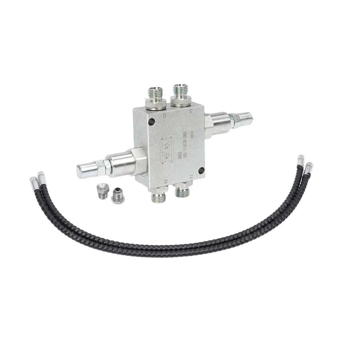 Kit Valvola di Smorzamento per Miniescavatore, Ricambi, Accessorio, Tubo Idraulico da 1/4", Accessorio Robusto