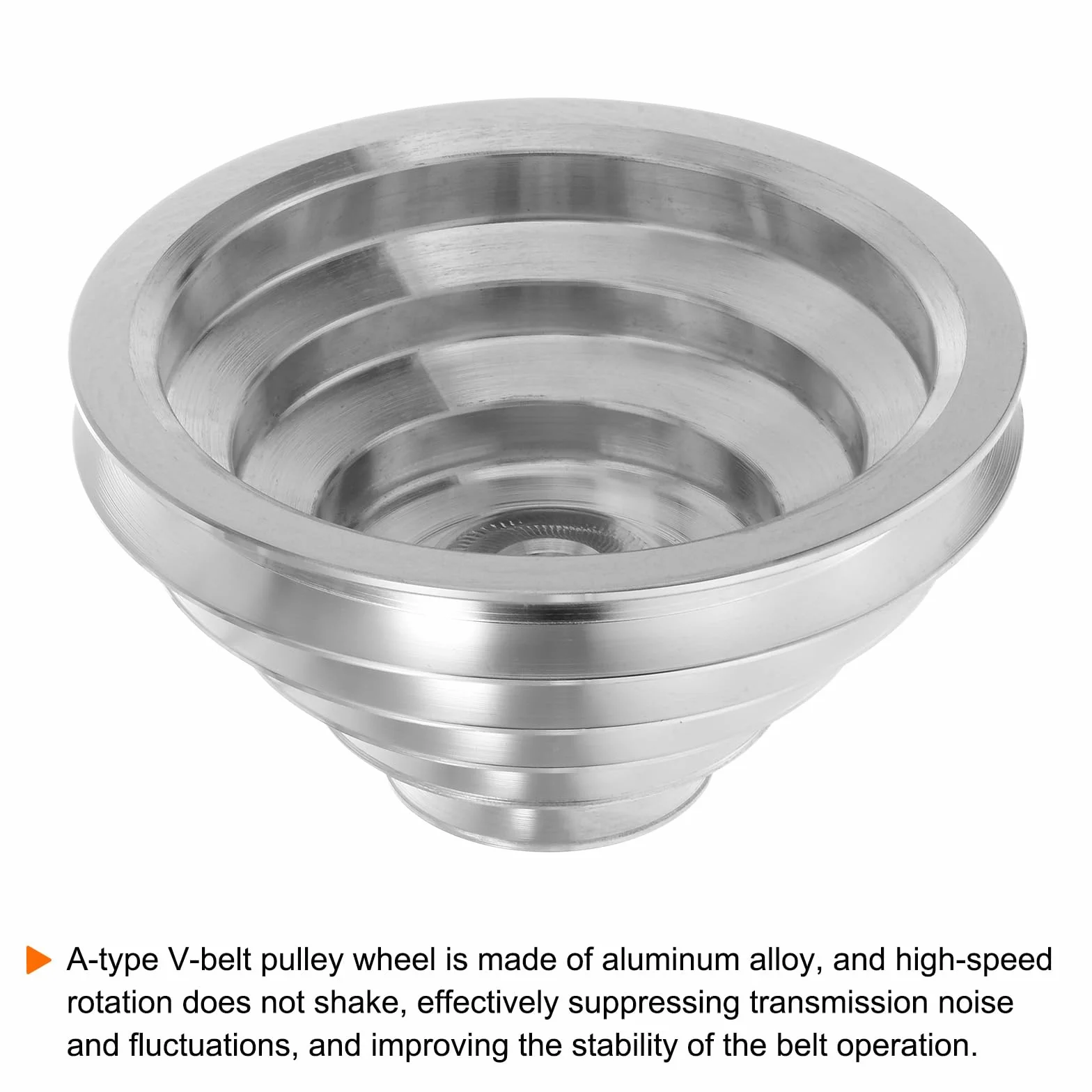 QUARKZMAN Alluminio A-Tipo 5 Passo Puleggia Ruota 25mm Foro 55-150mm Esterno Dia per A-Tipo V-Cinghia 12,7mm Cinghia Larghezza