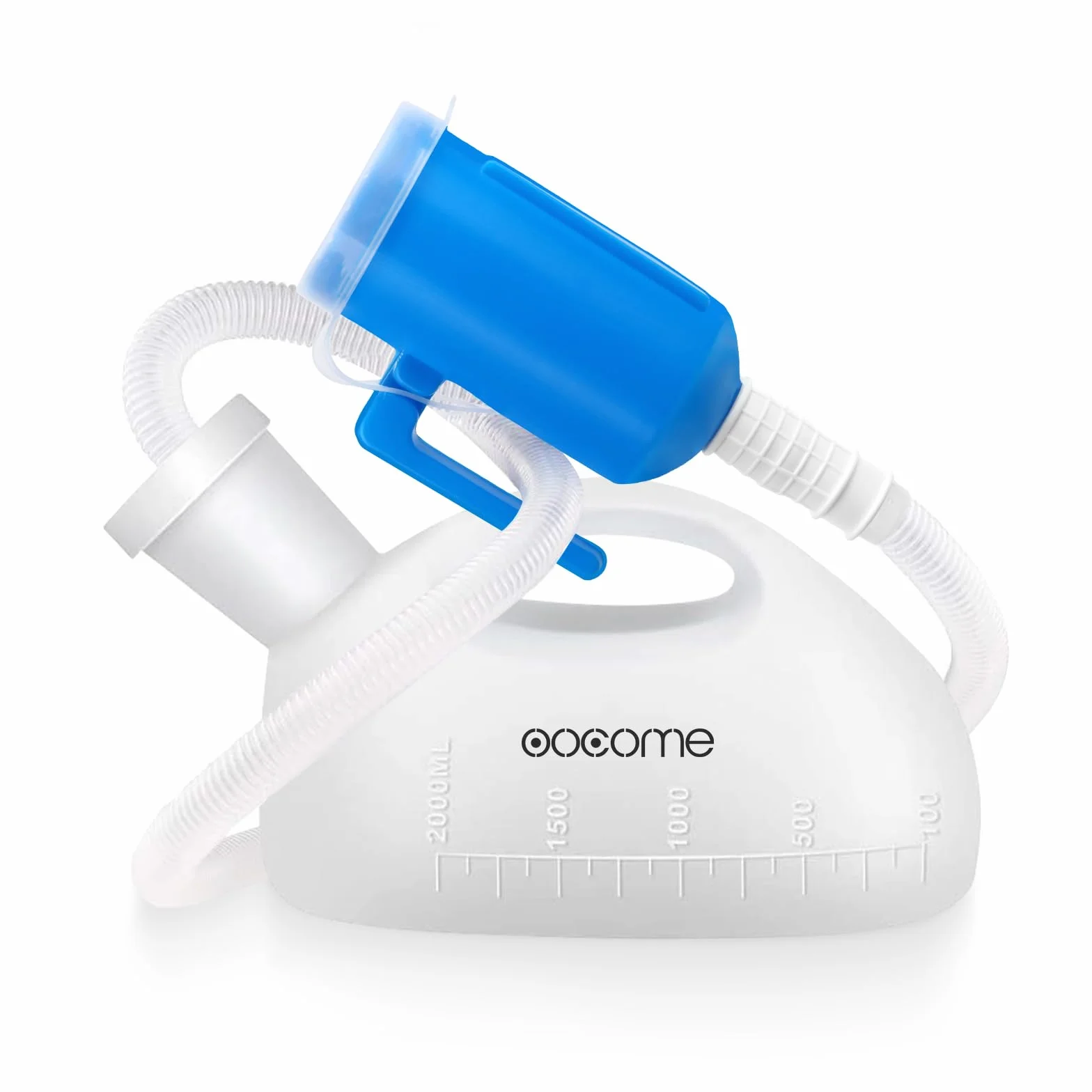 Pappagallo Orinatoio Portatile Uomo 2000ml Bottiglia Urinale Maschio Tubo 1.3M