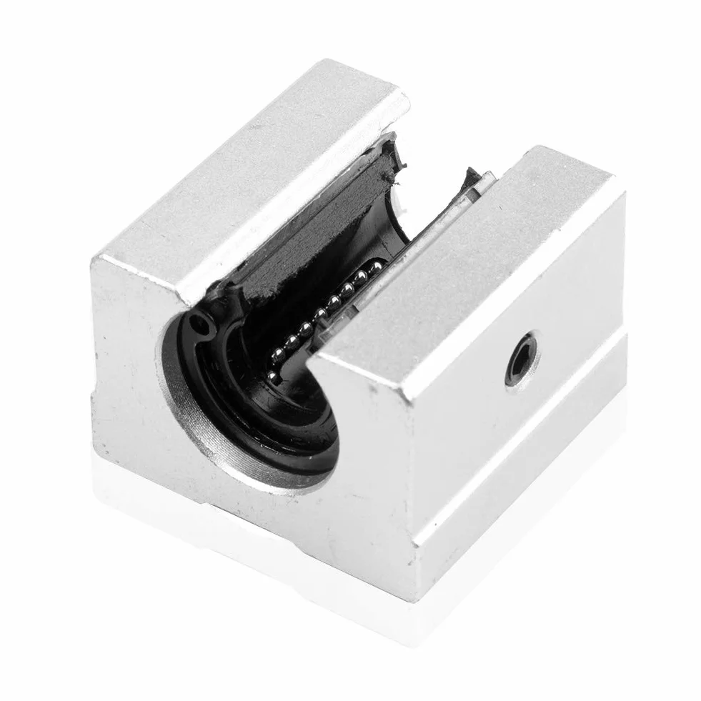 2 x SBR12 / 20 Guida lineare 300-1000mm Albero lineare Guida di scorrimento per albero e 4 x SBR12 / 20 UU Blocco cuscinetti Stampante 3D Parti CNC Φ12 / 20mm (SBR16, 1200 mm-2Pezzi)