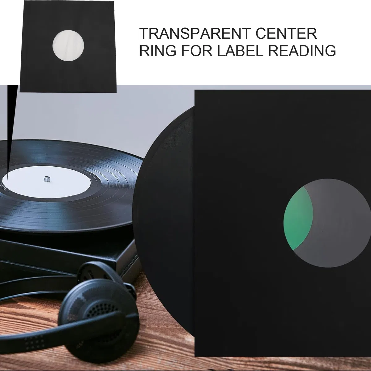 Sacchetti per dischi in vinile, 20 pezzi, buste esterne per dischi in cartone spesso da 12 pollici, 350 g/m², giacca per dischi 33 giri/min, antistatico