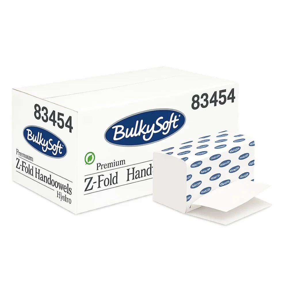 Palucart® 7500 Asciugamani piegati a z asciugamani di carta per dispenser piegati a Z misura 20,5 x 24 cm microgoffrato pura cellulosa interfogliati 50 Conf. da 150 pz