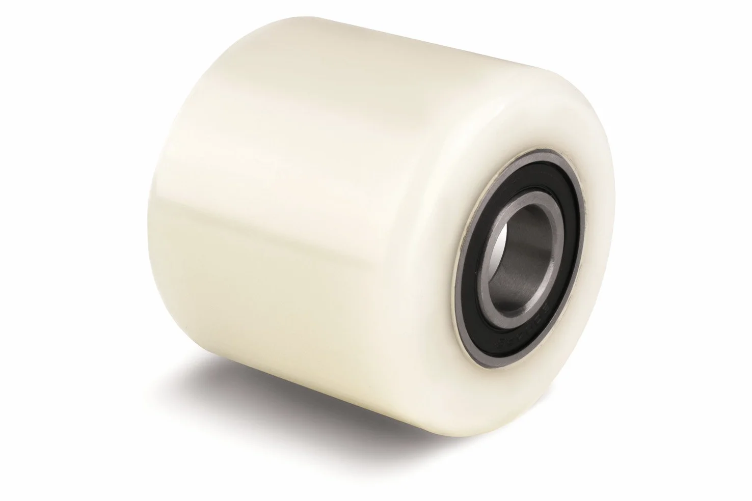 Rotelle per carretto per pallet, diametro di 70 mm, larghezza di 60 mm, ruote/rotelle per carico in nylon con cuscinetti a sfera, diametro di 20 mm, dimensioni 70 x 60 x 20 mm, 450 kg, confezione da 4