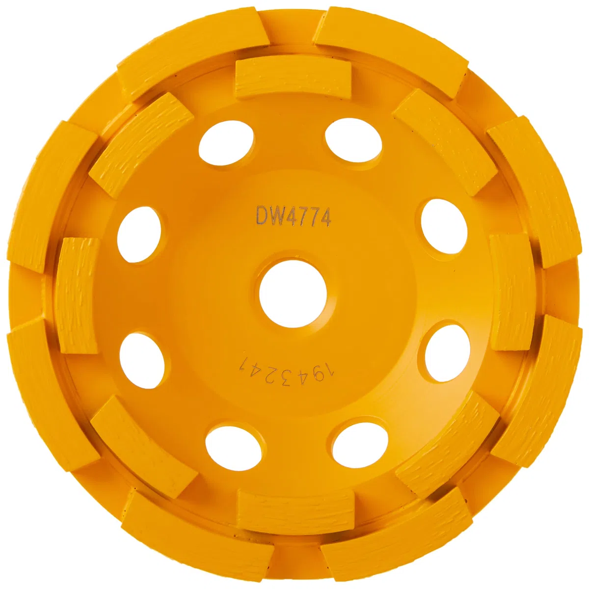 DEWALT - Mola abrasiva a doppia fila, coppa diamantata, 4-1/2 pollici (DW4774)