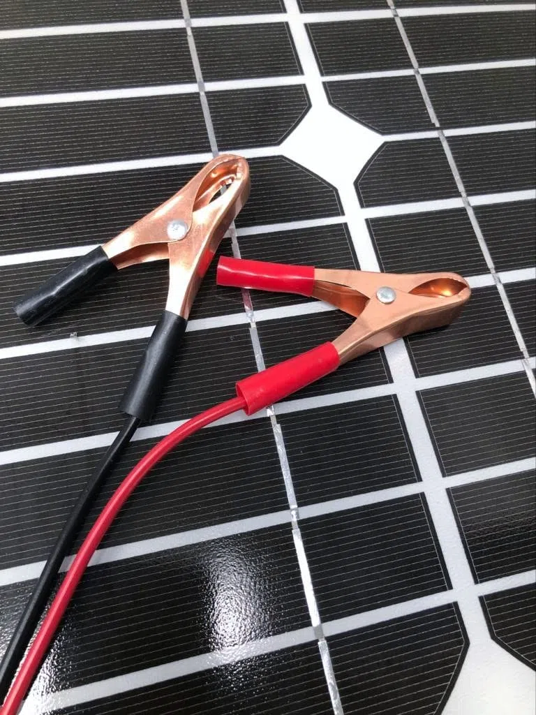 TEMPO DI SALDI Pannello Ad Energia Solare Fotovoltaico 30W 12V Con Celle In Silicio E Pinze