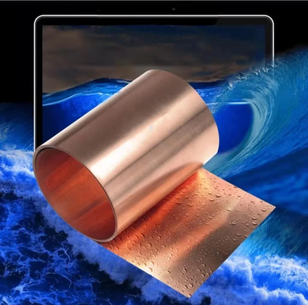Pure Copper Sheet Thin Metal Sheet 99,99% CU Sheet Roll, High Purity Pure Copper Tape 0,01 mm x 100 mm x 5000 mm/5 m from Coavoo
