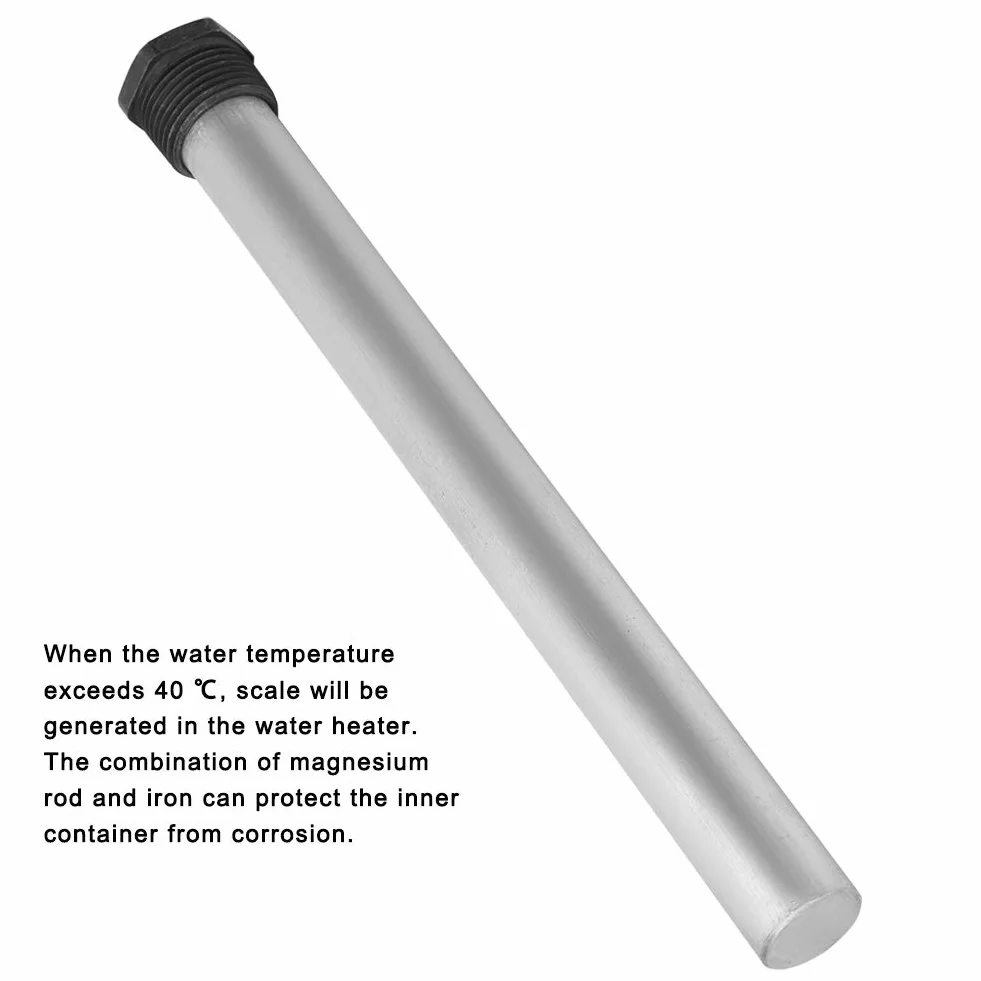 Anodo di Magnesio Rod NPT3/4 Anodo Anticorrosivo Rod 21 * 300mm della Lega di Magnesio dello Scaldabagno