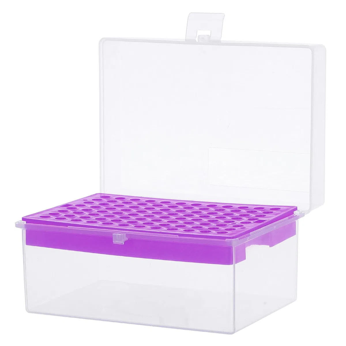 Scatola Porta-Punte in Plastica per Pipette da Laboratorio con Coperchio, Contenitore per Provette da Microcentrifuga, Organizer per Conservazione e Stoccaggio in Campo