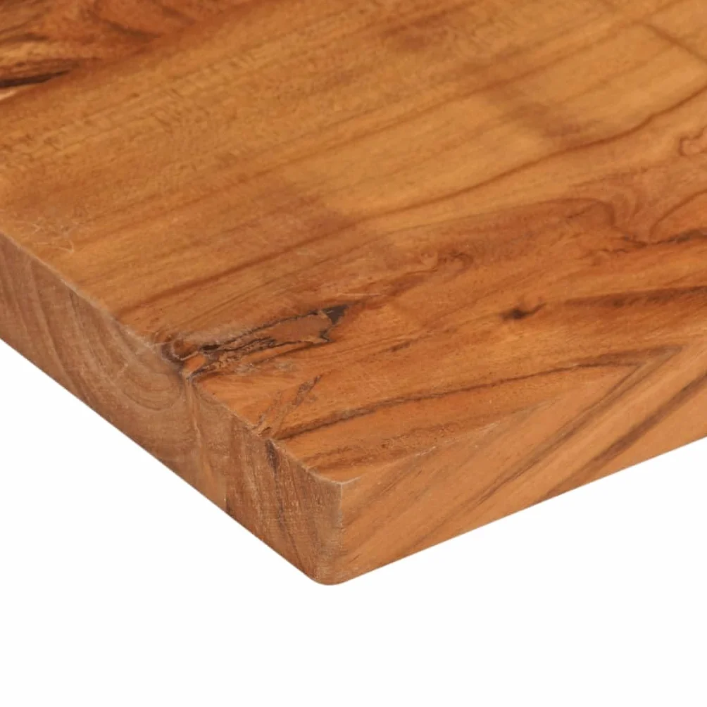 vidaXL Piano Tavolo 90x50x3,8 cm Rettangolare Legno Massello Acacia, piano per tavolo rettangolare, piano tavolo in legno, piano per tavolo da pranzo