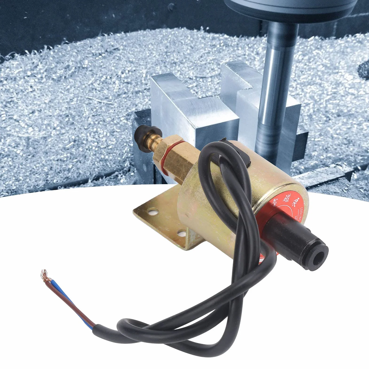 Pompa olio elettromagnetica, 400-500cc/min AC220V Pompe olio per fresatrice per raffreddamento per torni per rettificatrice