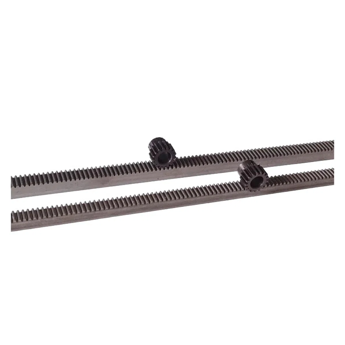 macchinari Pignone industriale 2pcs 1mod 10 * 10 * 500mm cremagliera + 2pcs 15denti 16denti 17denti cremagliera CNC rack 45 # acciaio (dimensioni: 8mm, colore: 15 denti)