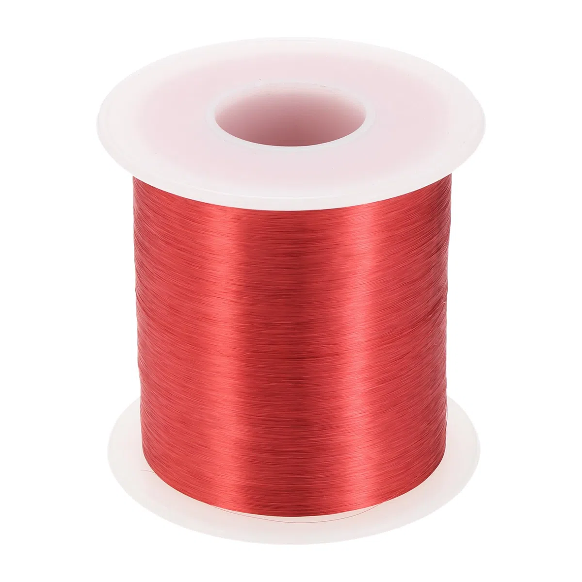 sourcing map Filo magnetico da 43 AWG, filo di rame smaltato calibro 43, bobina magnetica da 453,6 g per trasformatore motore elettrico, grado F 311 Fahrenheit (155 Celsius), rosso