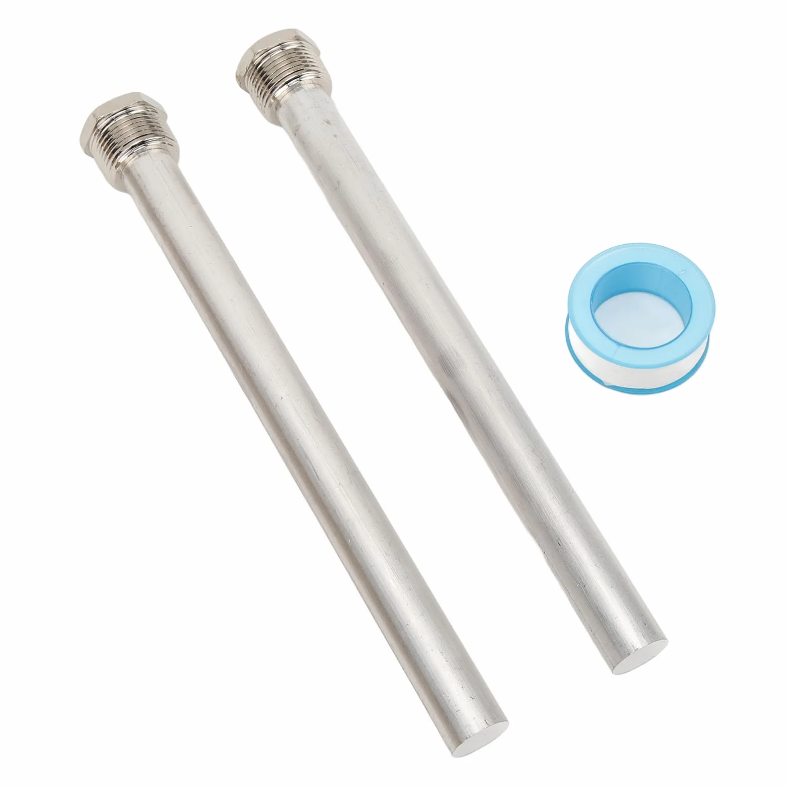 Aramox Sacrificial Anode Rod for Water Heater, 18mm x 235mm (0.71 x 9.25 inch), 3/4 inch NPT Thread, 2-Pack Corrosion Protection