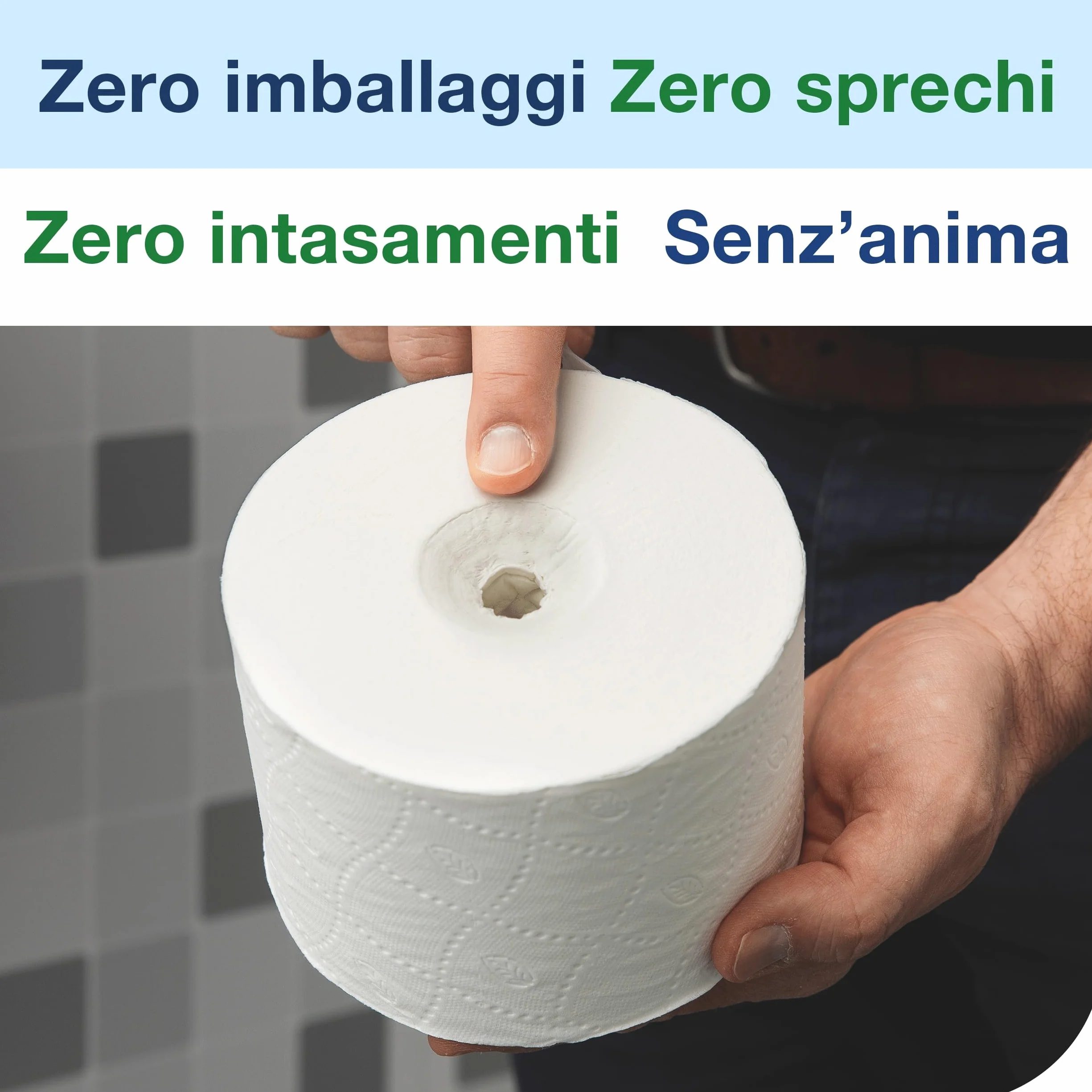 Tork OptiServe Extra Soft Coreless Toilet Paper Bianco T7, 3 Ply, 18 x 550 Sheets