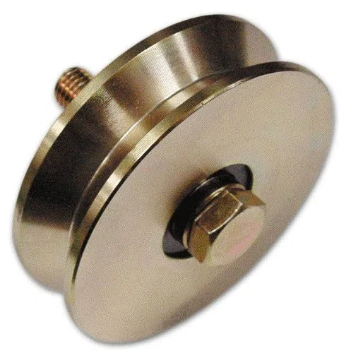 Ruota Gola a V Doppio Cuscinetto per Cancelli Ø 200 mm Spessore 32 mm Fc 305 1PZ