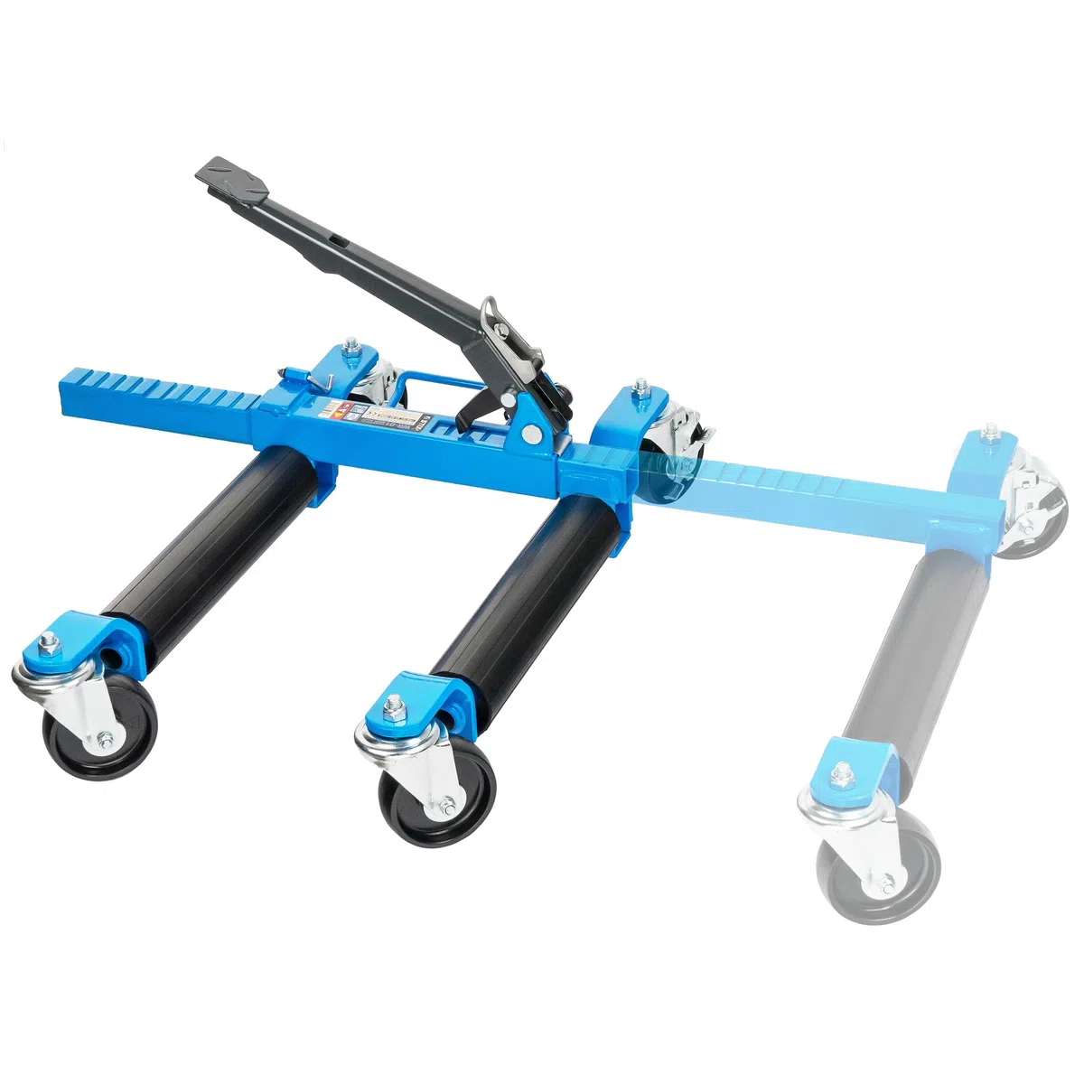 Stix WR-01-1x - Sollevatore meccanico per auto con capacità di carico 680 kg - Sollevatore per auto fino a 330 mm di larghezza pneumatici - per officina e garage