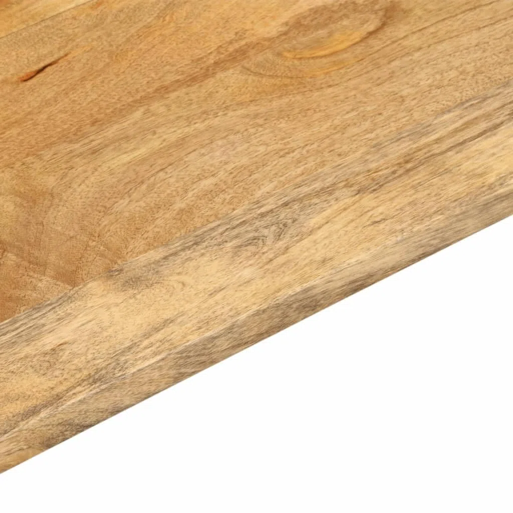 vidaXL Piano per Tavolo 140x40x2,5cm Rettangolare Legno Massello Mango