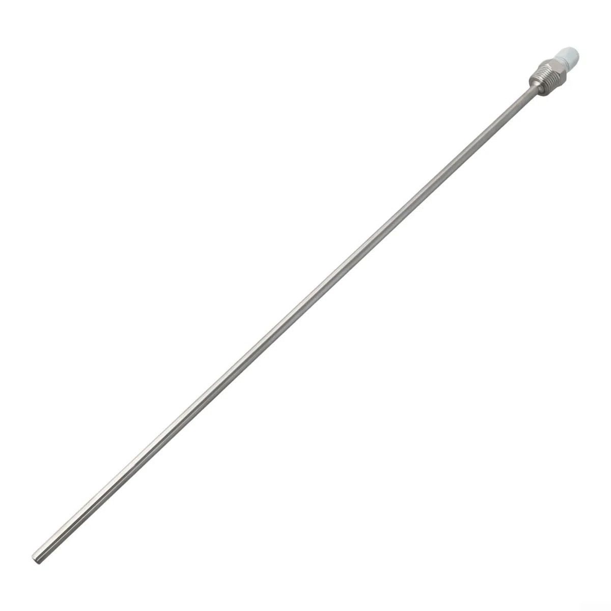 Pozzetto termico in acciaio inox 1/2 per sensore di temperatura filettatura NPT, tubo di protezione per sonda industriale, lunghezza 50-500 mm, argento (500 mm)